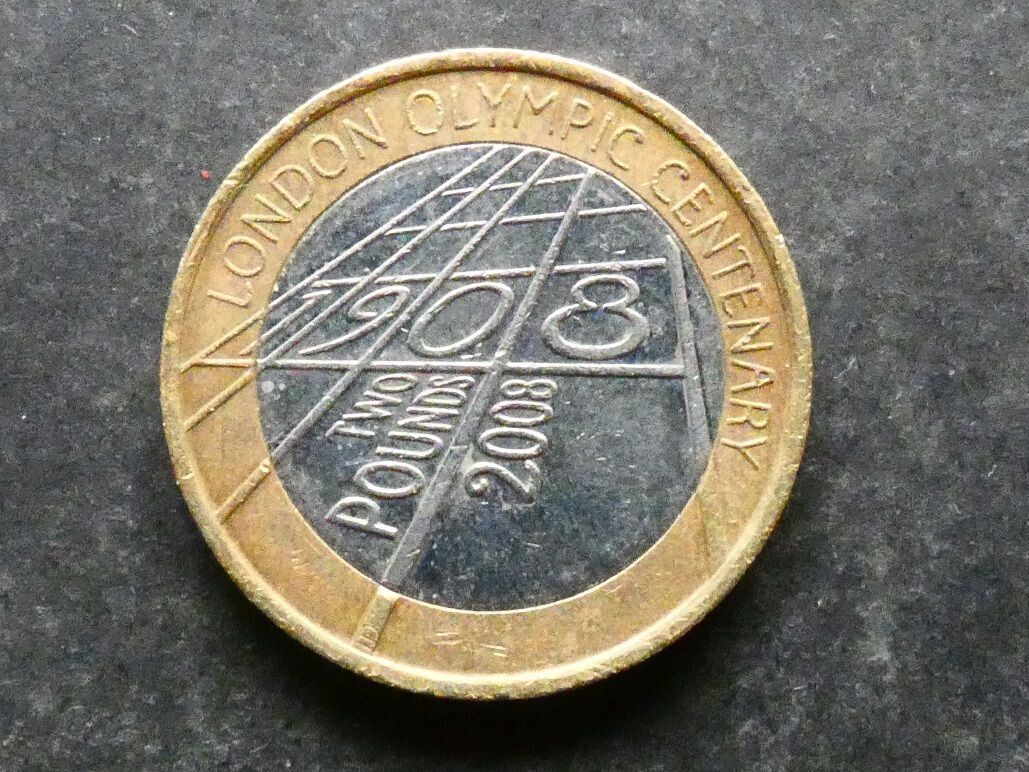 £2, 2008 centenary of first London Olympics.