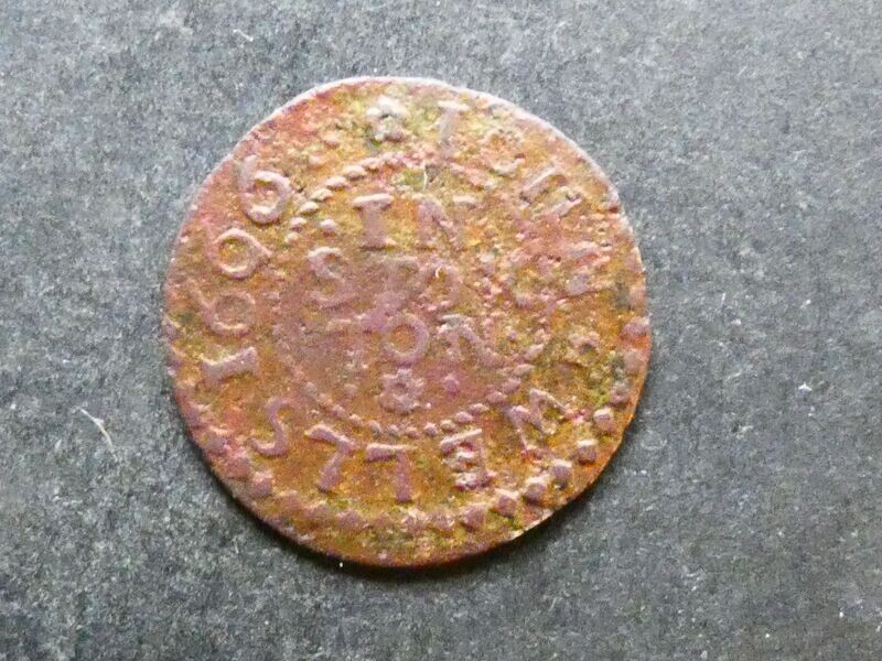 17th Century Halfpenny, Durham, Stockton, W-50