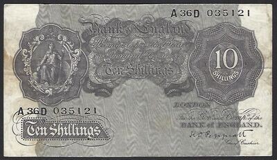 10 Shillings, Peppiatt, WWII emergency issue, ND(1940-1948)