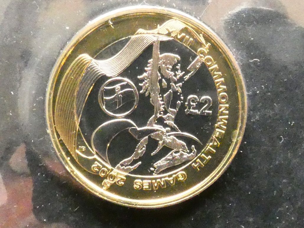 £2, 2002, Commonwealth Games - Northern Ireland.