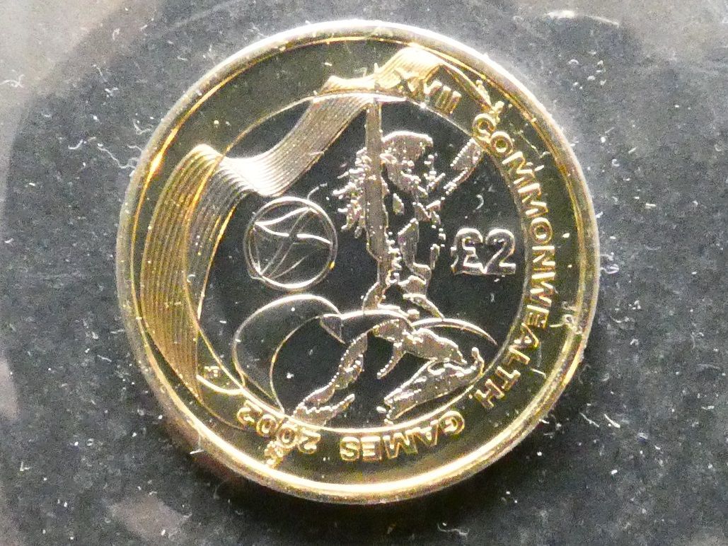 £2, 2002, Commonwealth Games - Scotland.