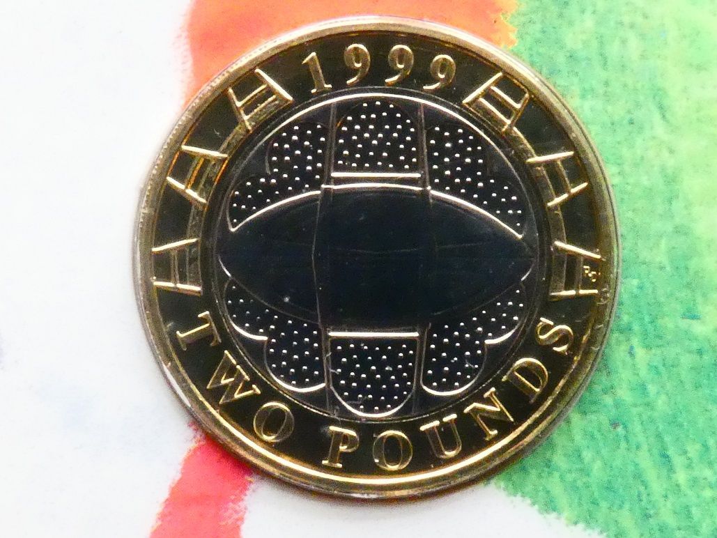 £2, 1999, Rugby World Cup.