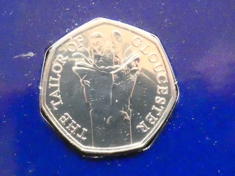 50p, 2018, The Tailor of Gloucester.