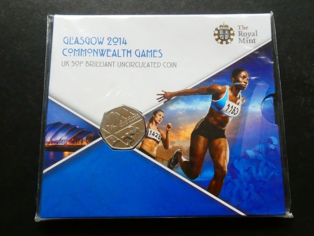 50p, 2014, Commonwealth Games.