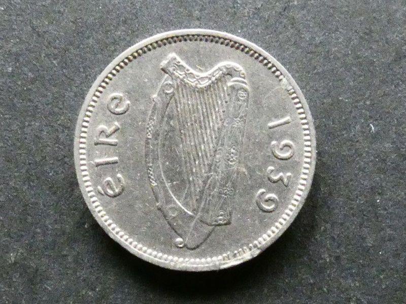 Ireland, Threepence, 1939