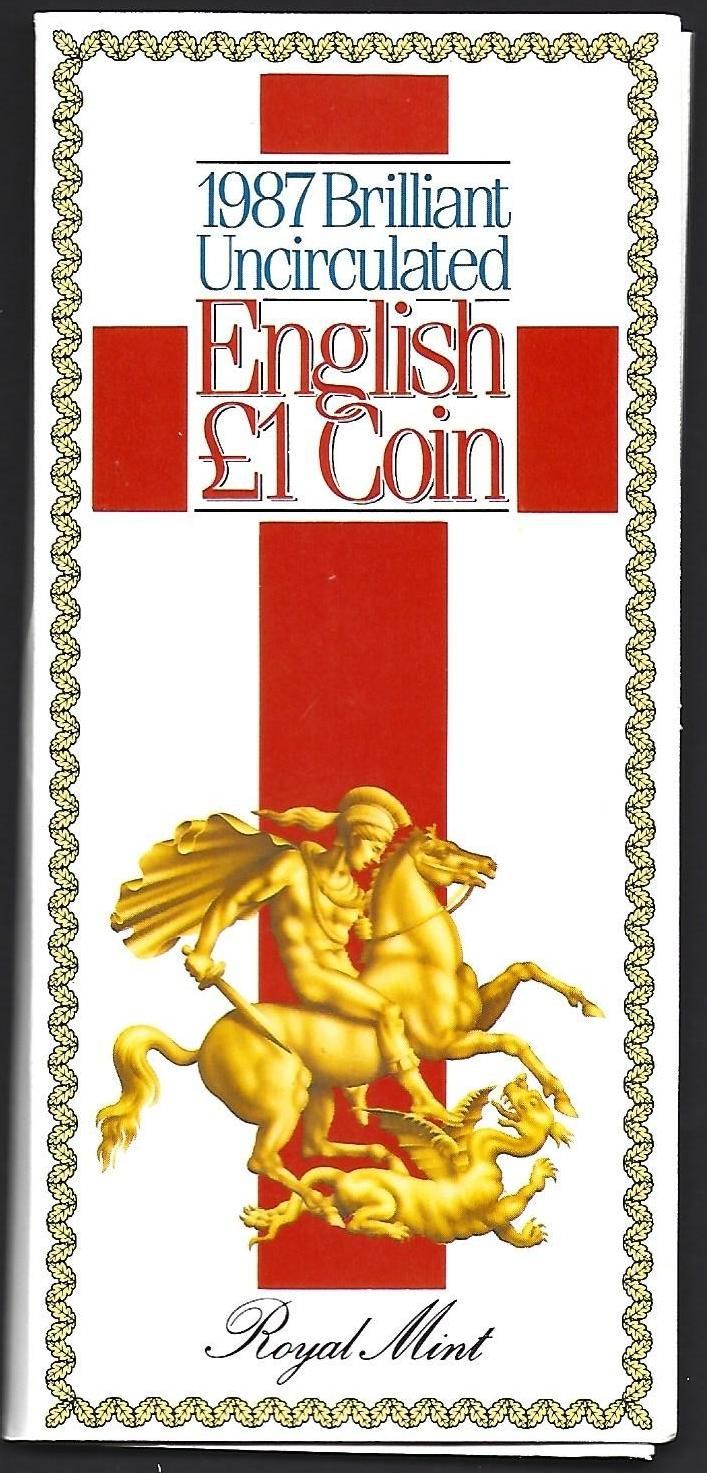 £1, 1987, England.