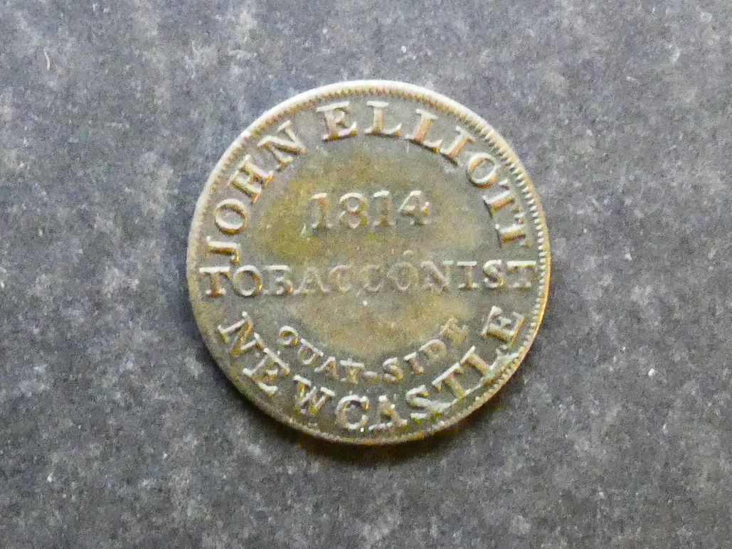 19th Century Farthing, Northumberland, Newcastle, John Elliott, Davis-33