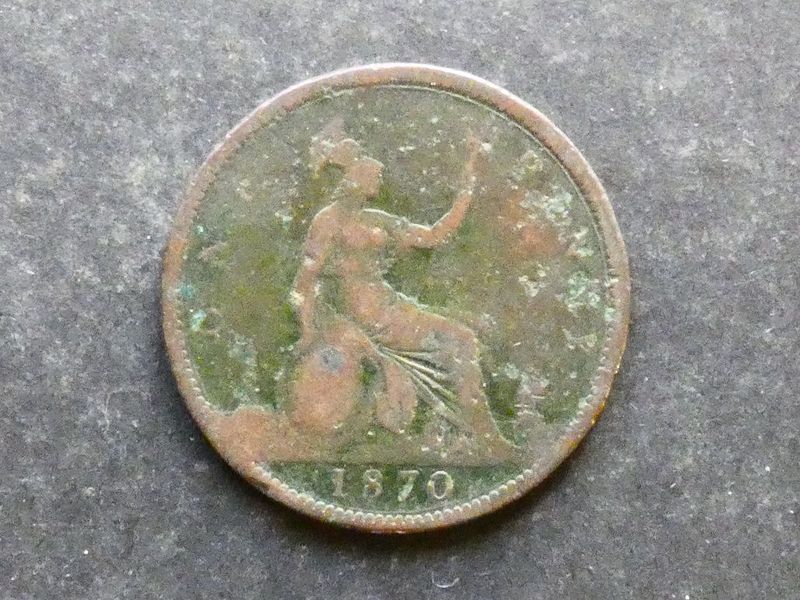 Penny, 1870.
