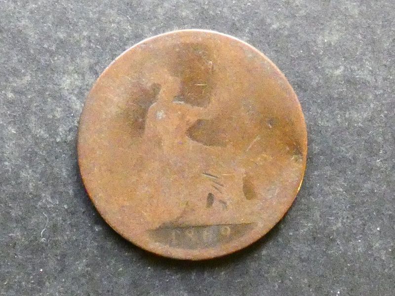 Penny, 1869.