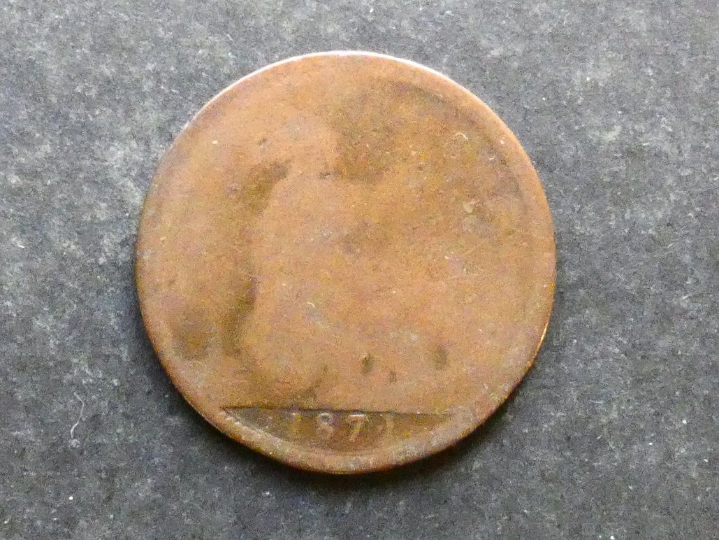 Penny, 1871.