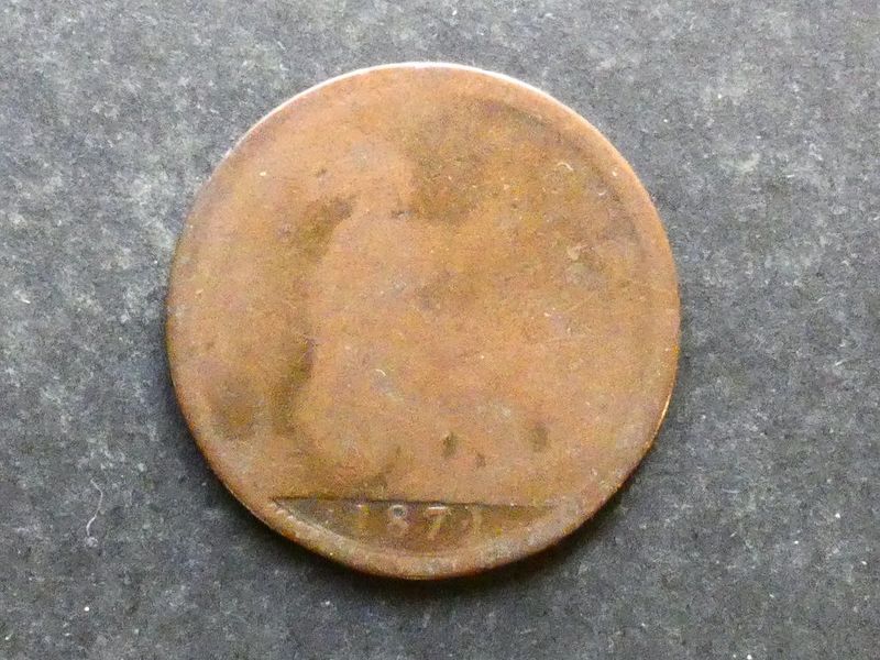 Penny, 1871.