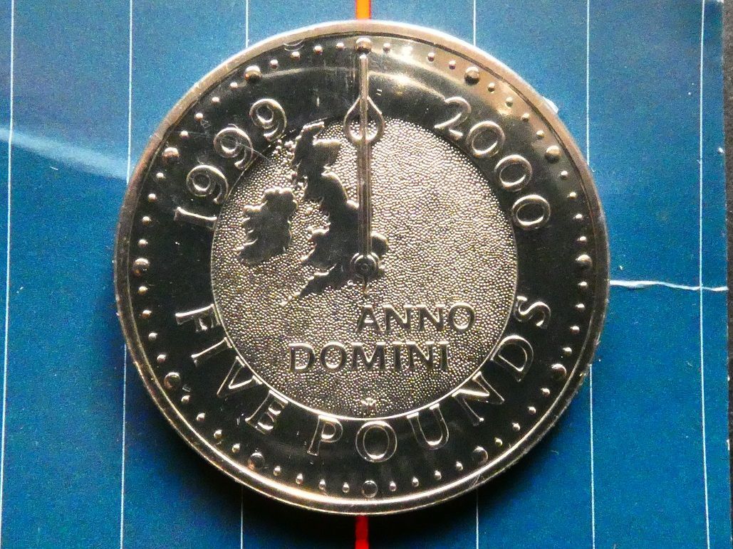 £5, 2000, Millennium.