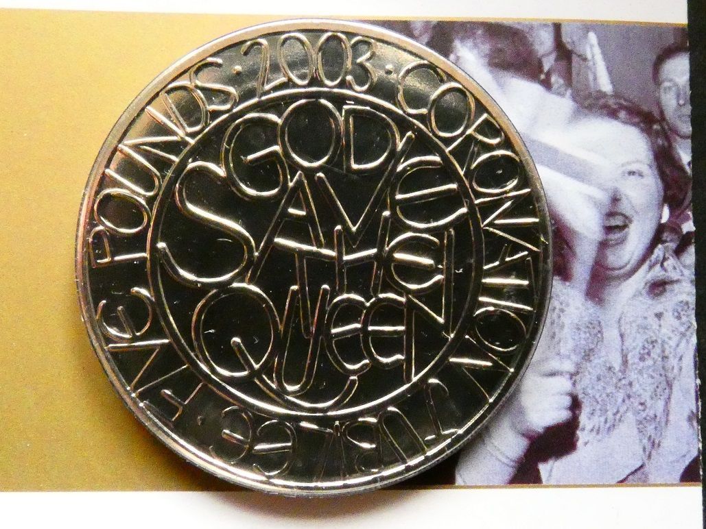 £5, 2003, Elizabeth II, 50th anniversary of coronation.