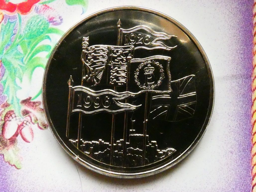 £5, 1996, Elizabeth II, 70th birthday.