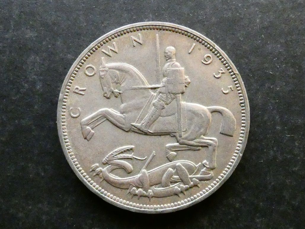 Crown, 1935, Silver Jubilee.