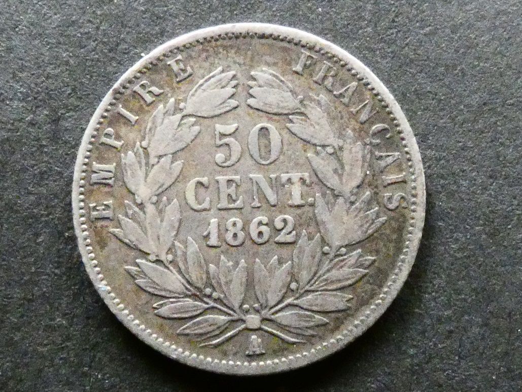 France, 50 Centimes, 1862A