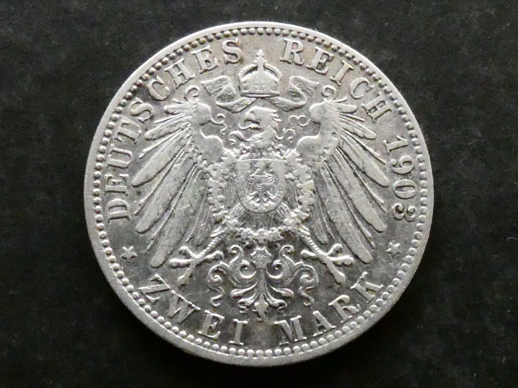 German States, Bavaria, 2 Mark, 1903D.