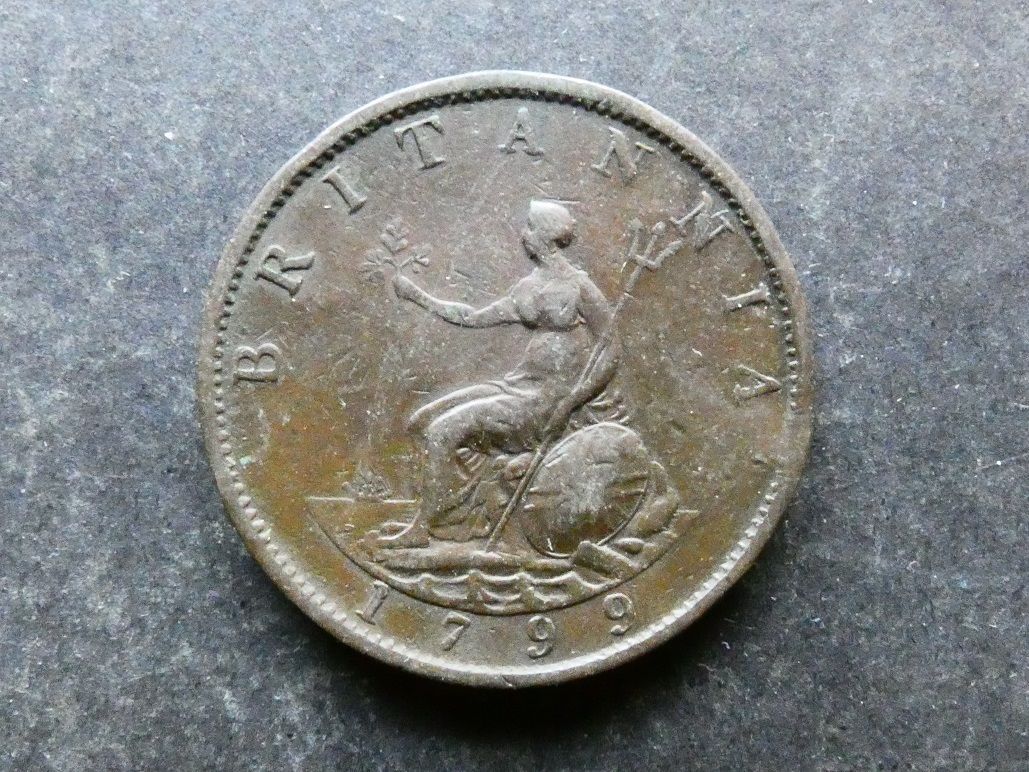 Halfpenny, 1799.