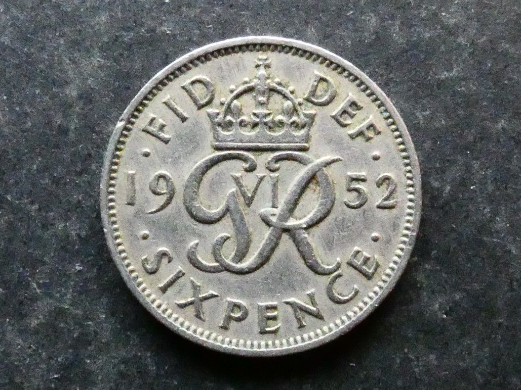 Sixpence, 1952.