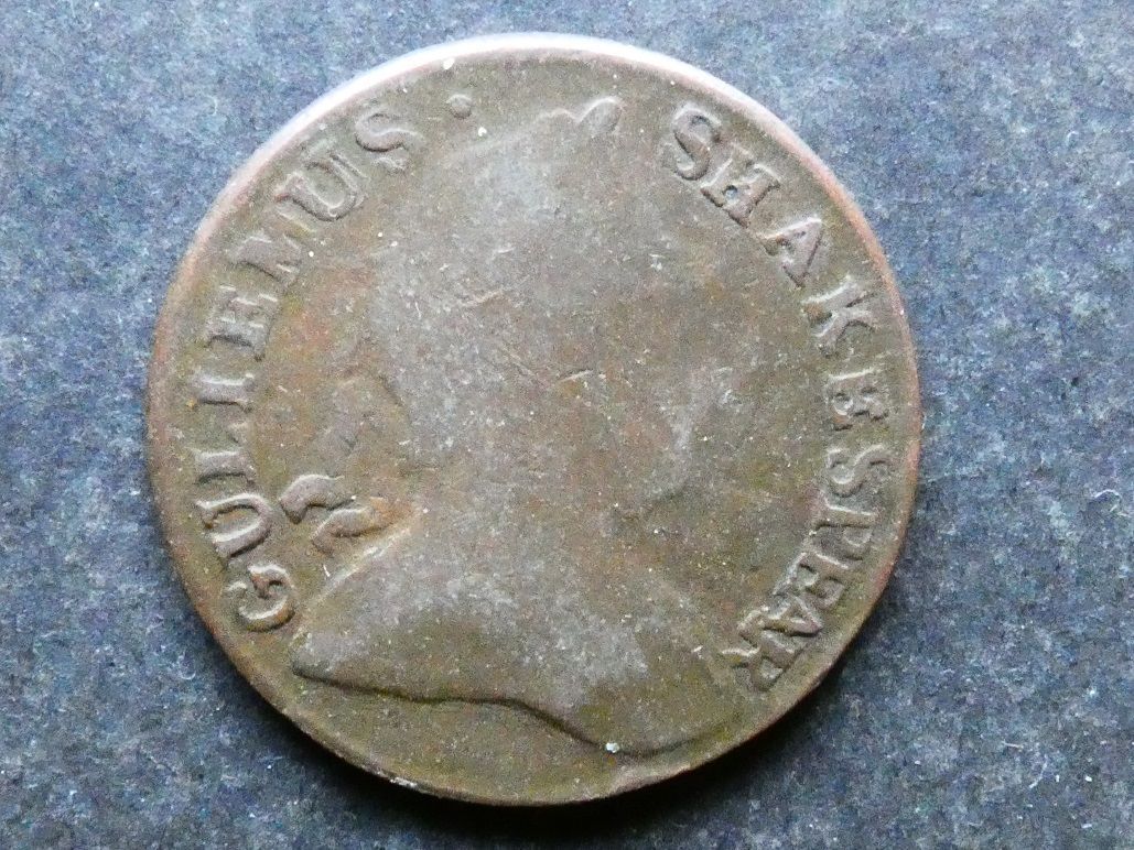 18th Century evasive Halfpenny, GULIEMUS SHAKESPEAR, 1771
