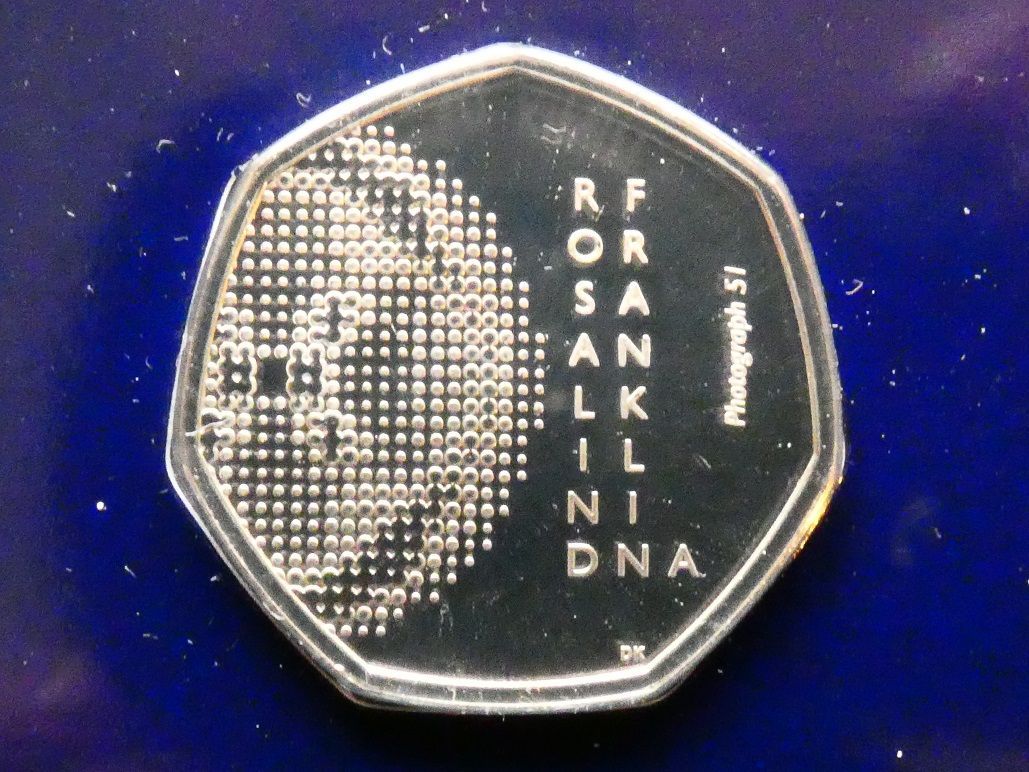 50p, 2020, Rosalind Franklin.