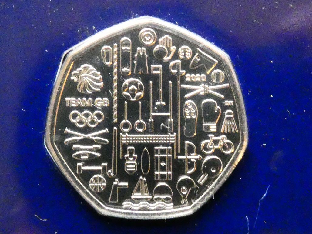 50p, 2020, Team GB.