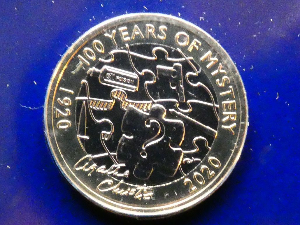 £2, 2020, Agatha Christie.