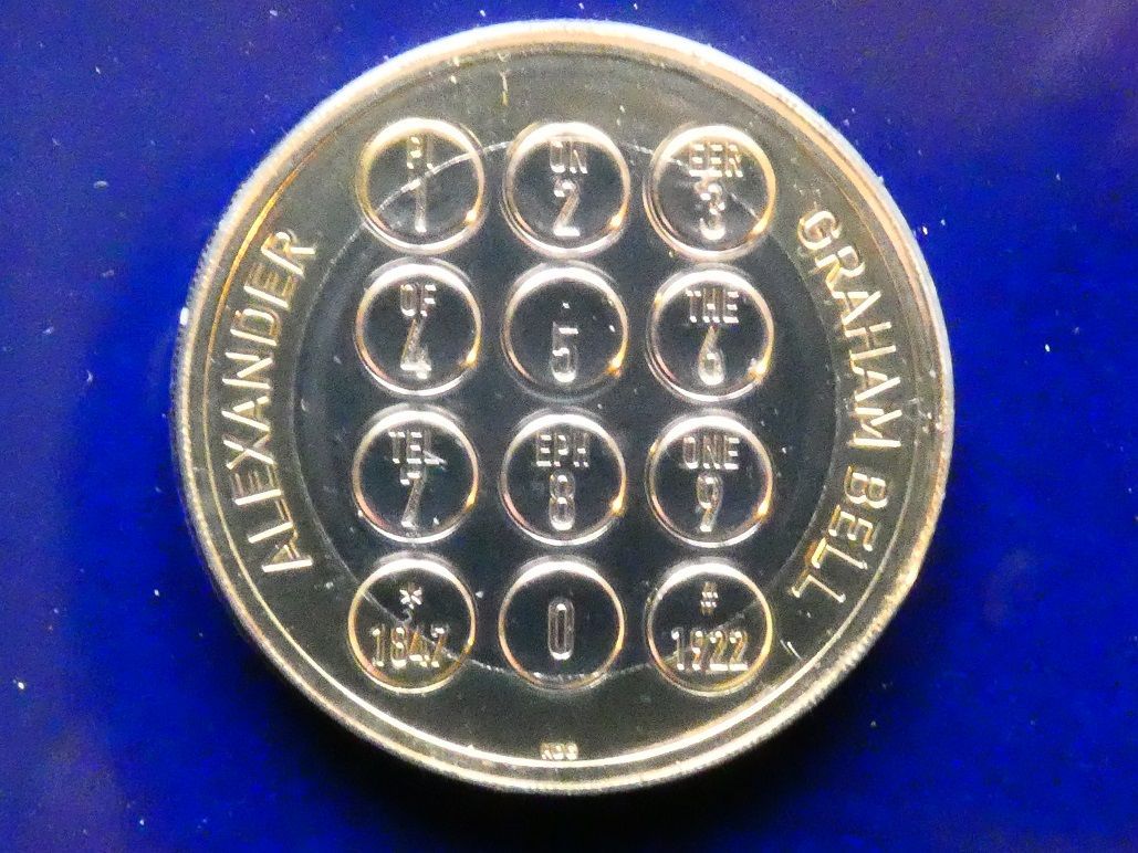 £2, 2021, Alexander Graham Bell.