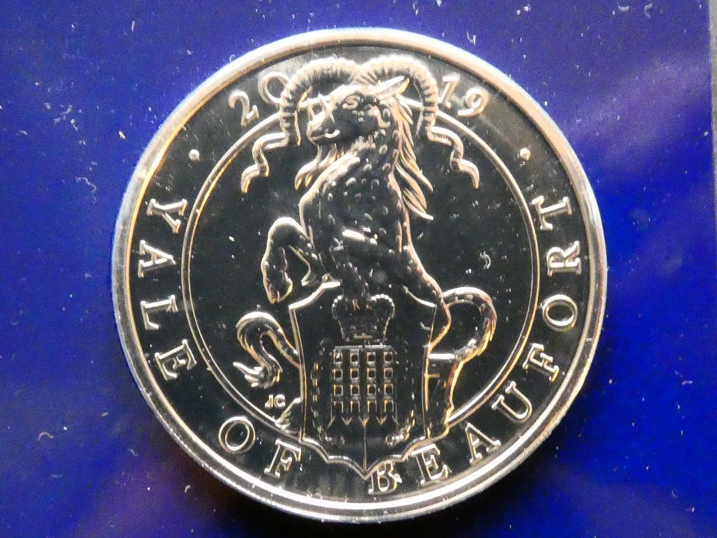 £5, Queen's Beasts, 2019 - The Yale of Beaufort.
