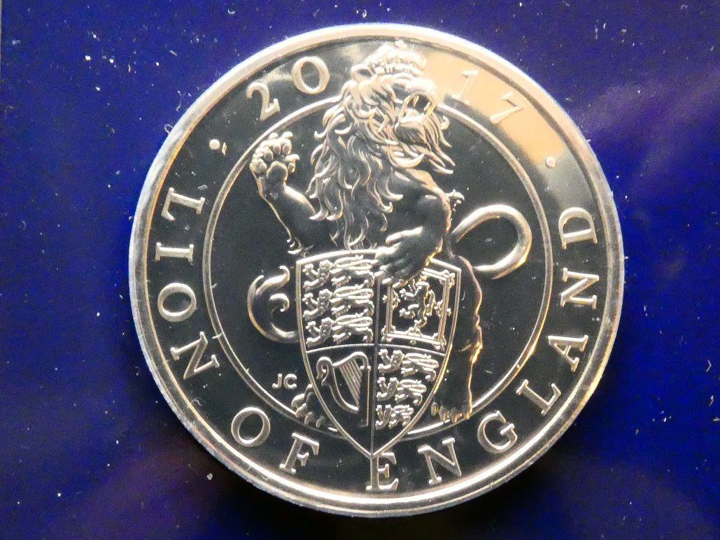 £5, Queen's Beasts, 2017- The Lion of England.