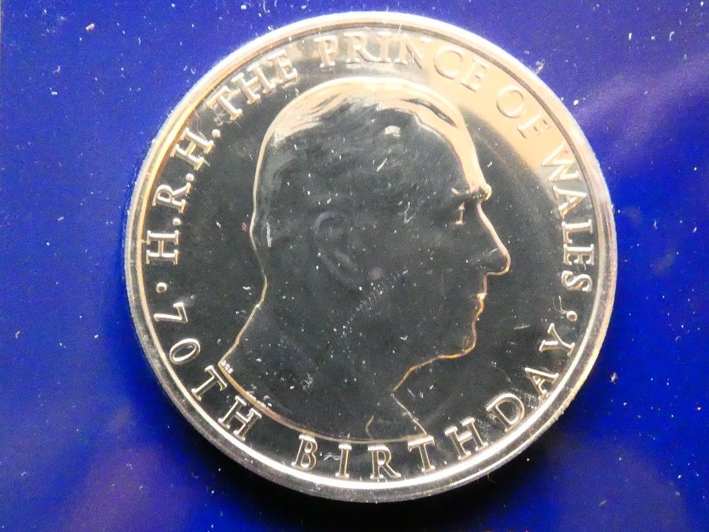 £5, 2018, Prince Charles 70th birthday.
