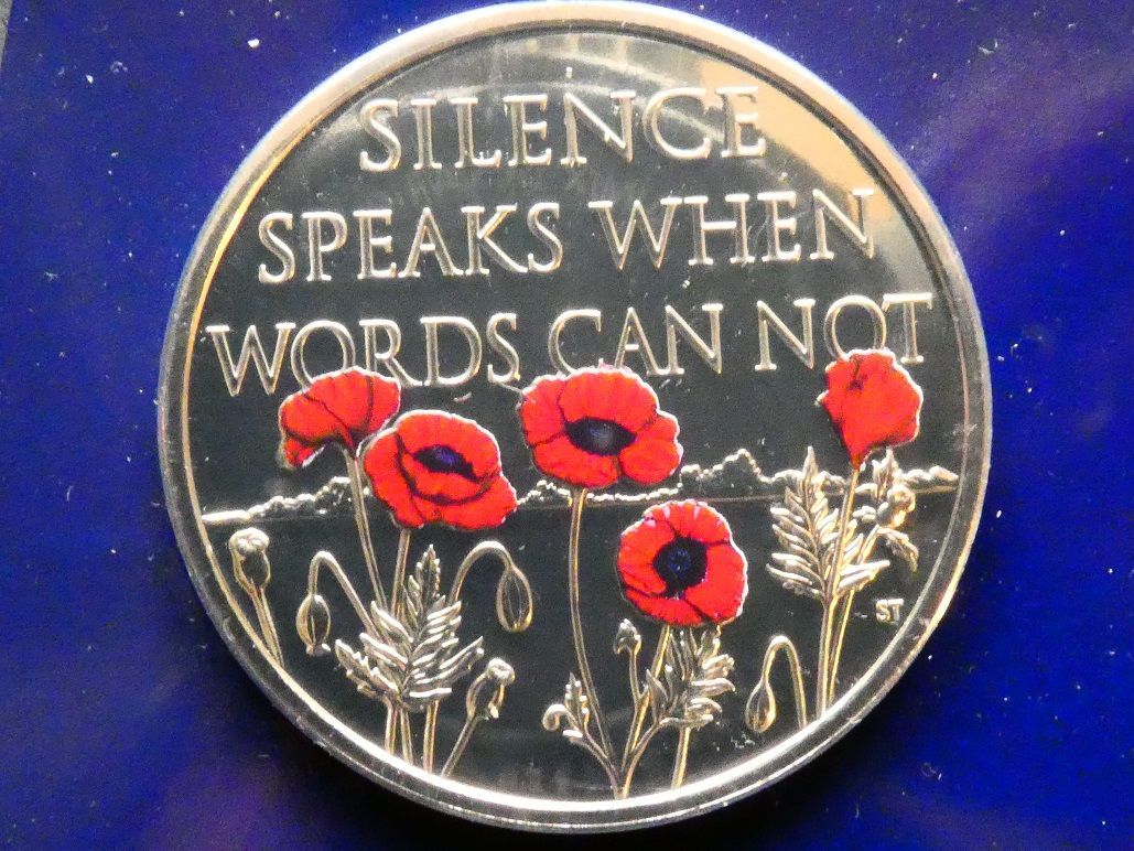 £5, 2017, Remembrance Day.