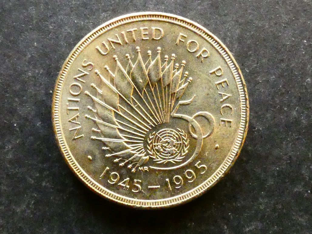 £2, 1995, 50th anniversary of United Nations.