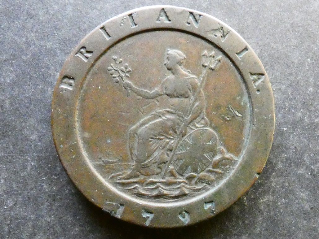 Twopence, 1797 "Cartwheel".
