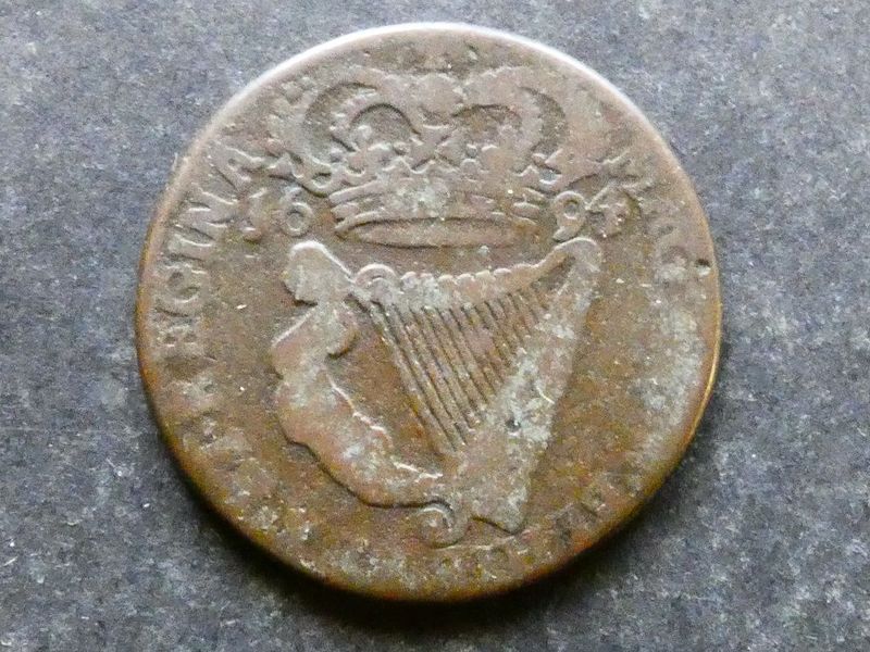 Ireland, Halfpenny, 1694
