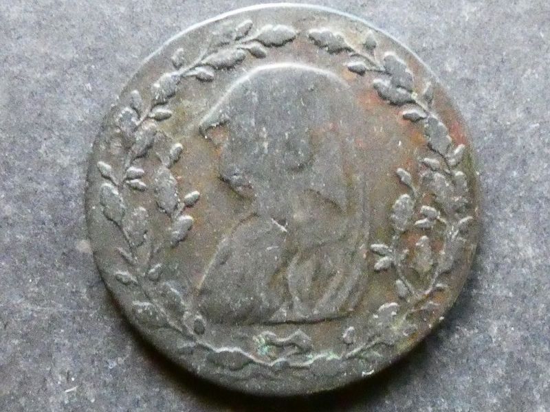 18th Century Halfpenny, Wales, Anglesey, 1793, DH-448a
