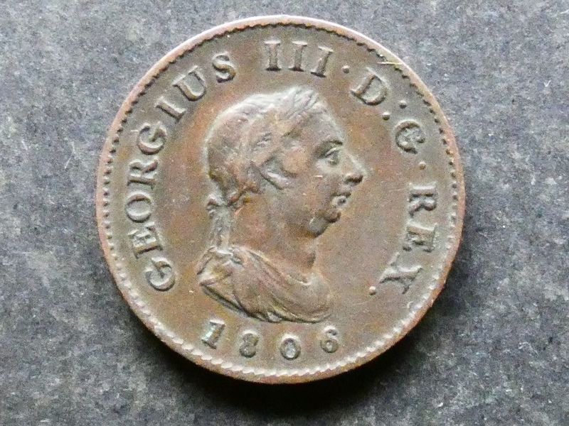Farthing, 1806.