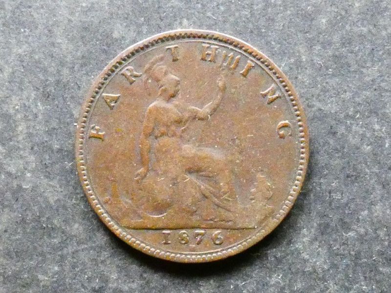 Farthing, 1876H.