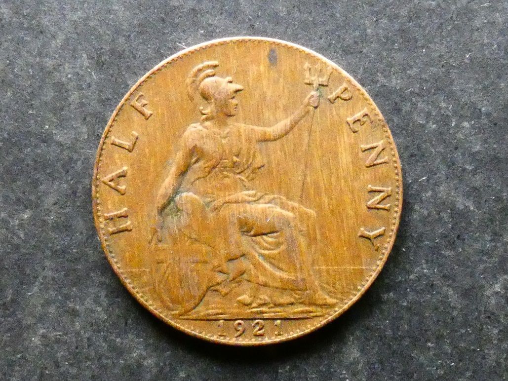 Halfpenny, 1921.