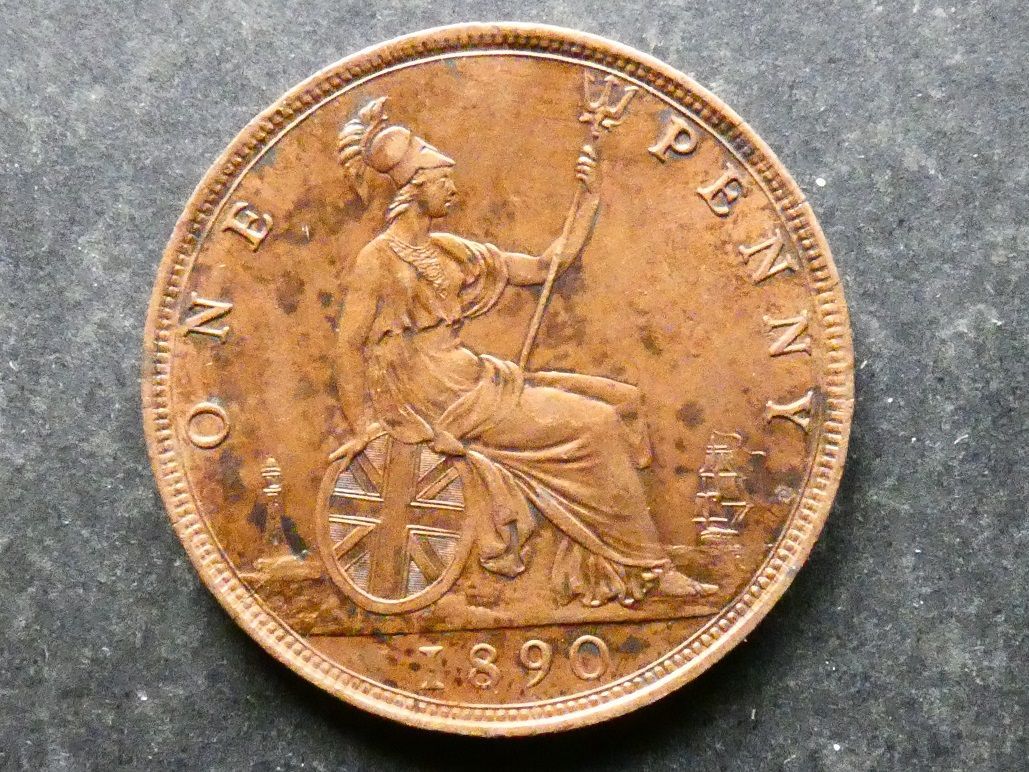 Penny, 1890.