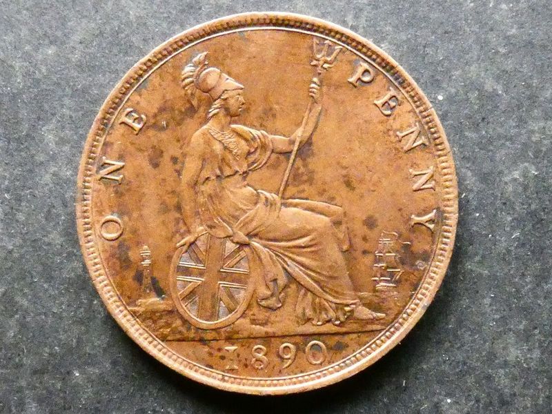 Penny, 1890.