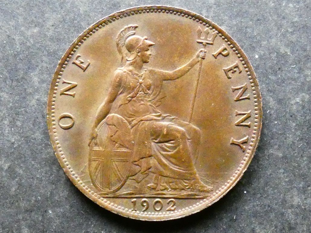 Penny, 1902, low tide.