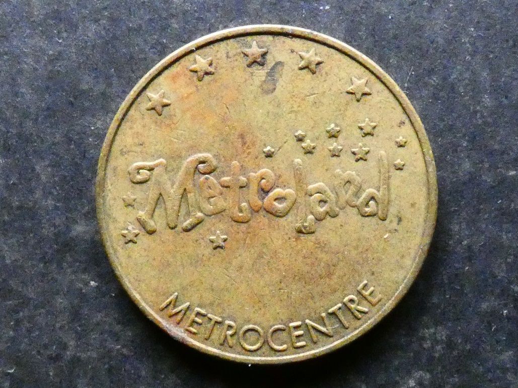 Amusement Token, County Durham, Metrocentre, Metroland.