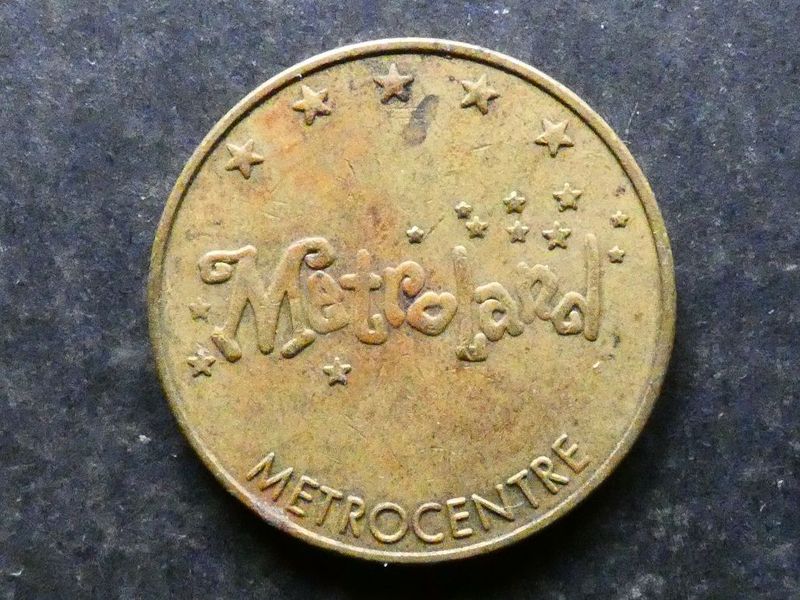 Amusement Token, County Durham, Metrocentre, Metroland.
