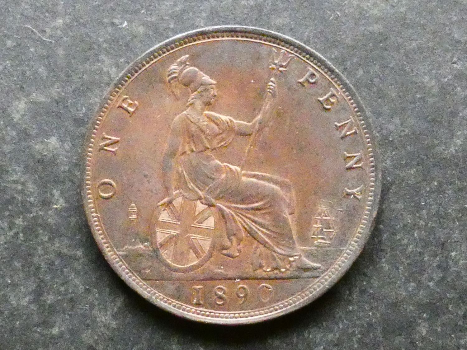 Penny, 1890.
