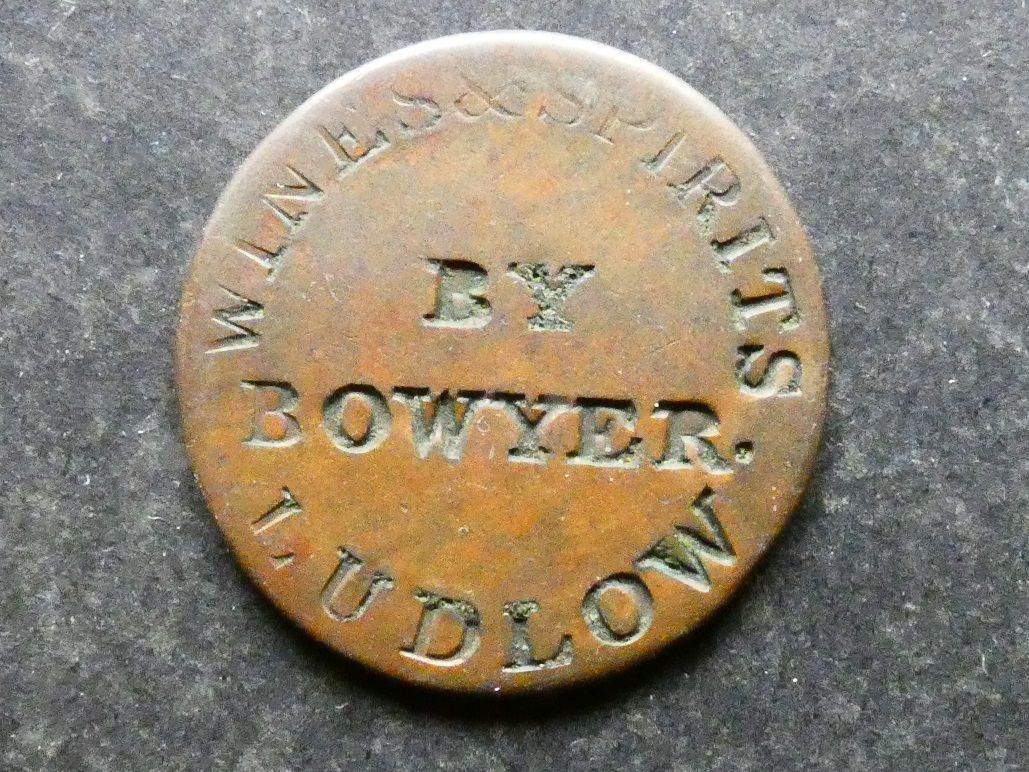 Countermarked, Shropshire, Ludlow, BOWYER.