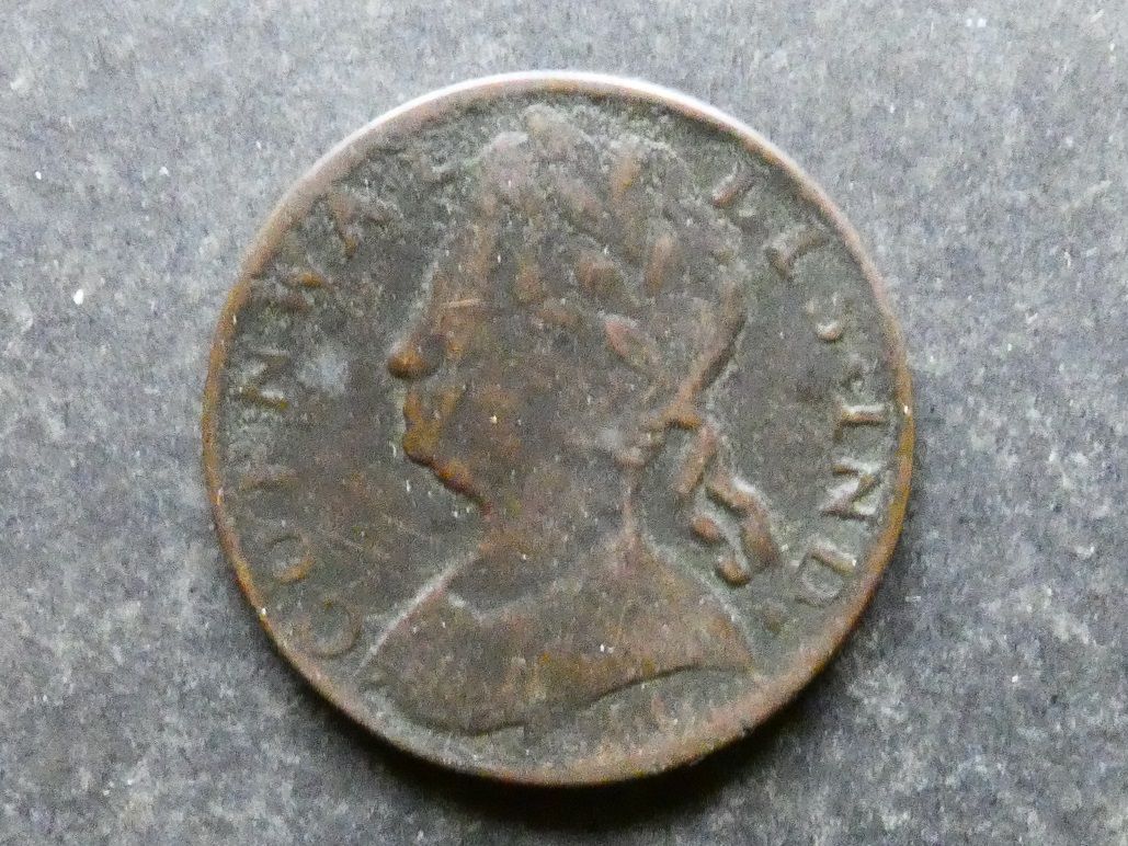 18th Century evasive Halfpenny, CORNWALLIS IND, 1779