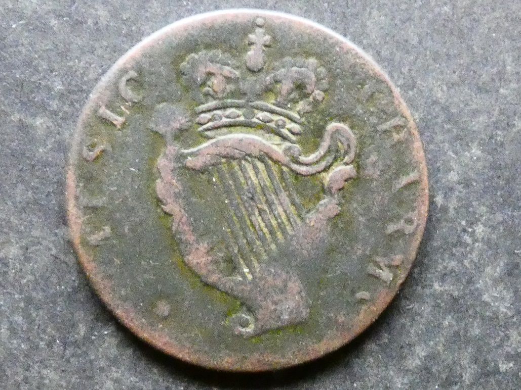 18th Century evasive Halfpenny, THOMAS SEYMOUR / MUSIC CHARMS