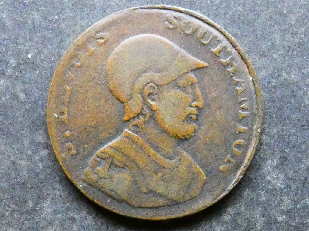 18th Century evasive Halfpenny, SR BEVOIS SOUTHAMTON / NORTH WALES