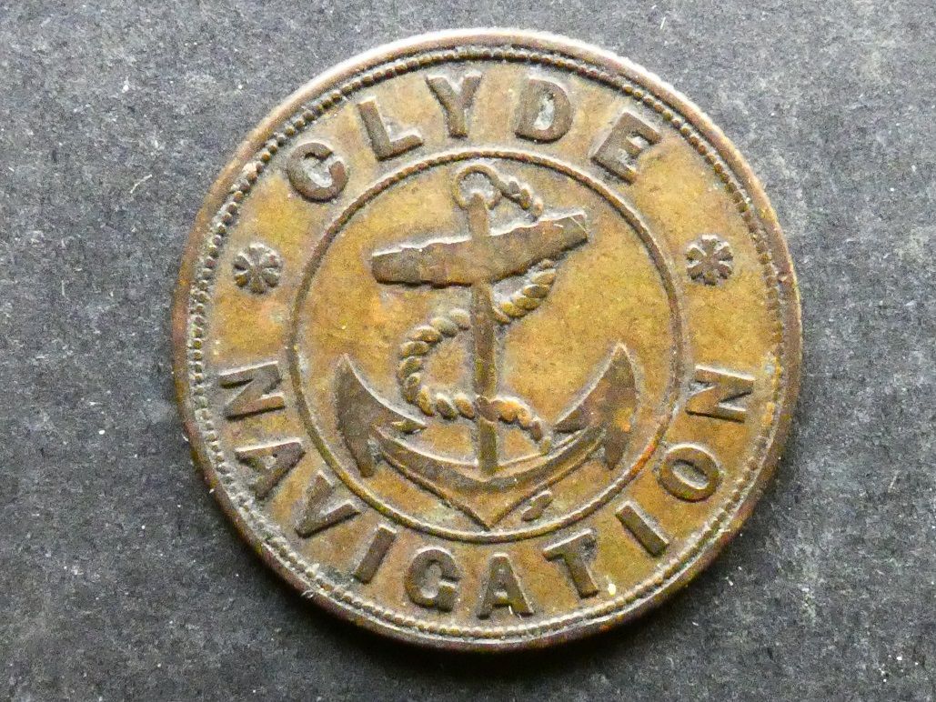 Transport token, Scotland, Manchester, Clyde Navigation